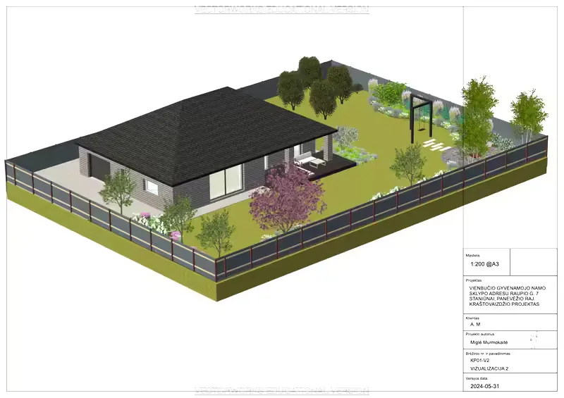 Koncepcijos 3D vizualizacija